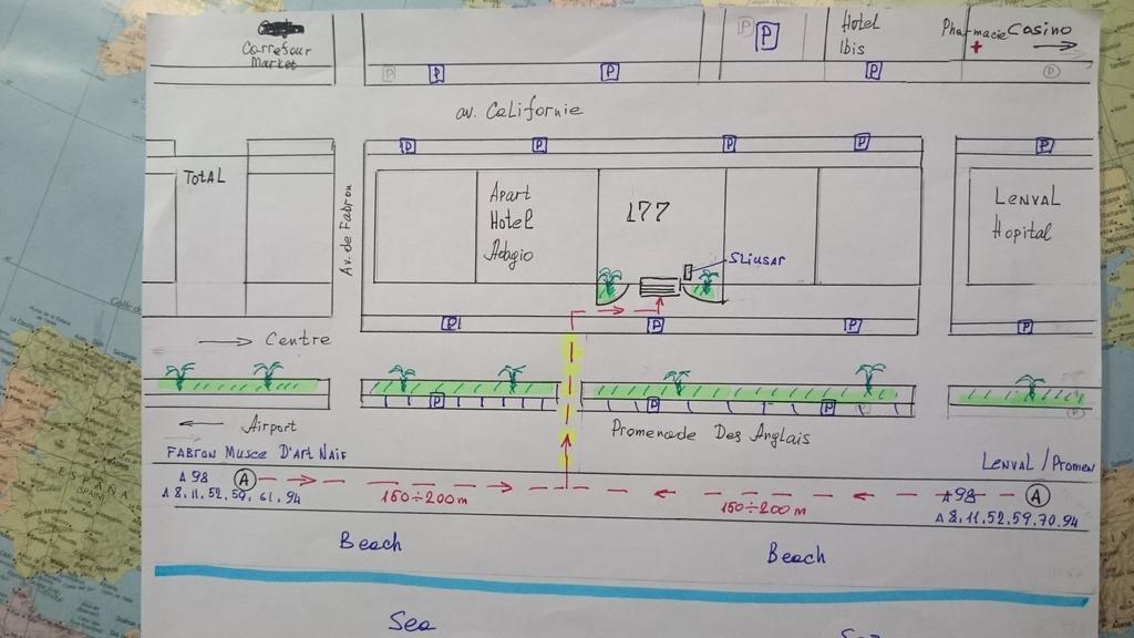 ניס Apartment Duplex On Promenade Des Anglais 177 מראה חיצוני תמונה